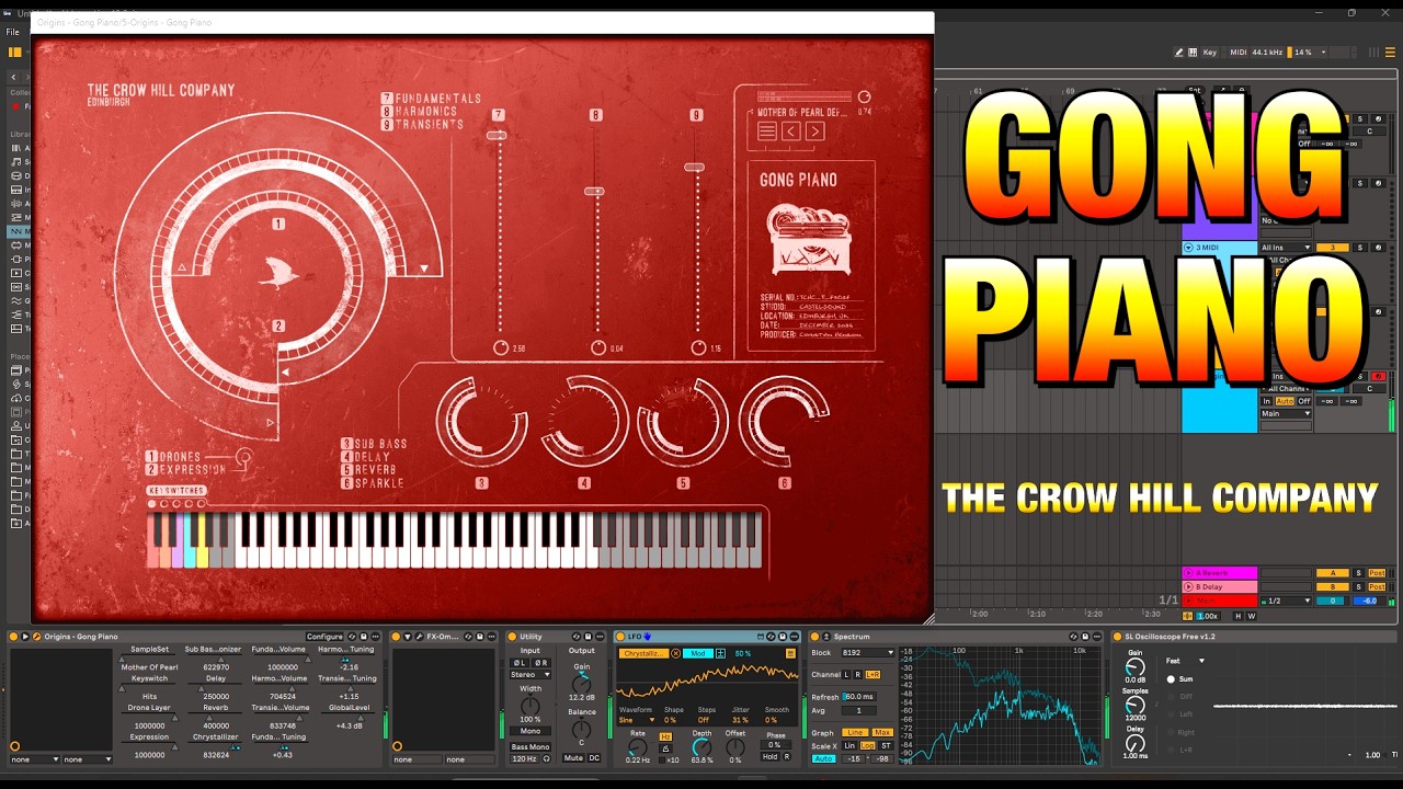 Gong Piano by The Crow Hill Company - Walkthrough & Demo - PC & Mac