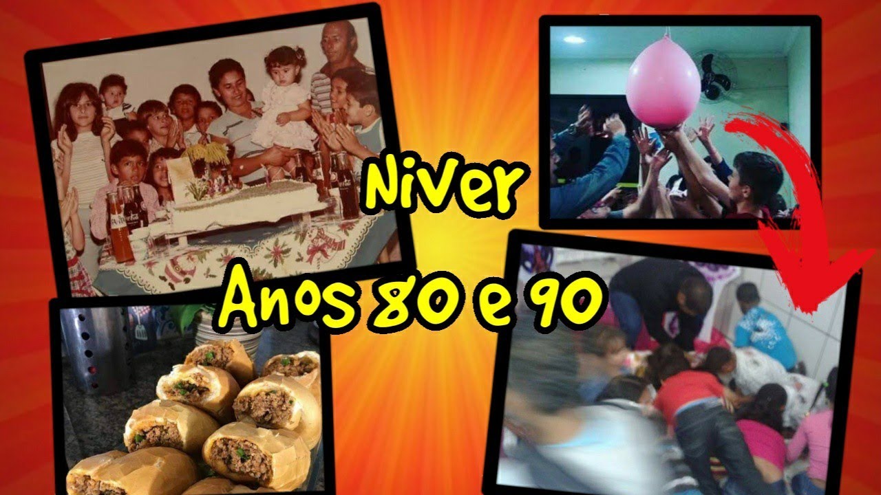 Como Era Os Aniversário Dos Anos 80 e 90! PARTE 2 🥳