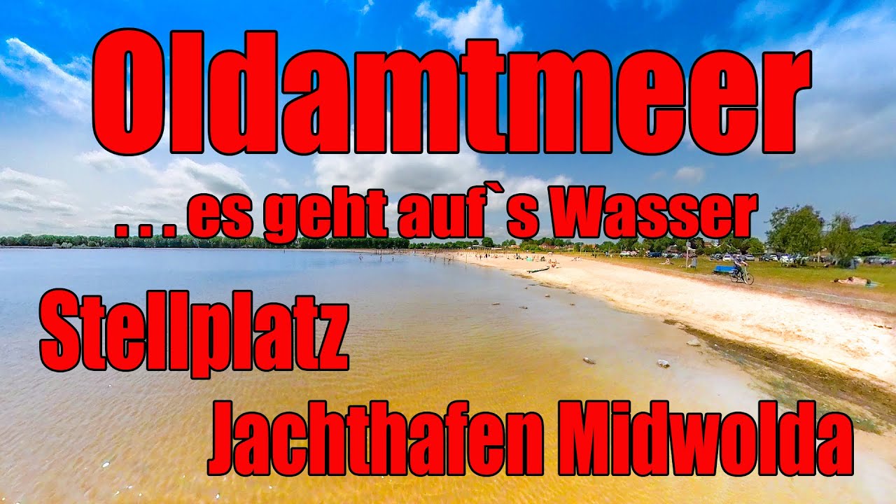 Auf zum Oldambtmeer,schöner Stellplatz am Jachthafen Midwolda,dabei unser neues Freeinsup SUP-Board