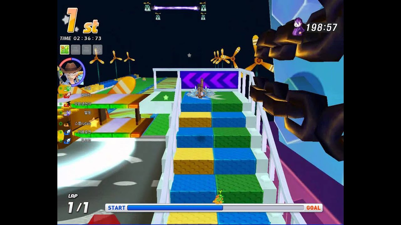 테일즈런너 버려진 장난감 협곡 S랭크 클리어 by 미키마우쯔 / talesrunner co-op race