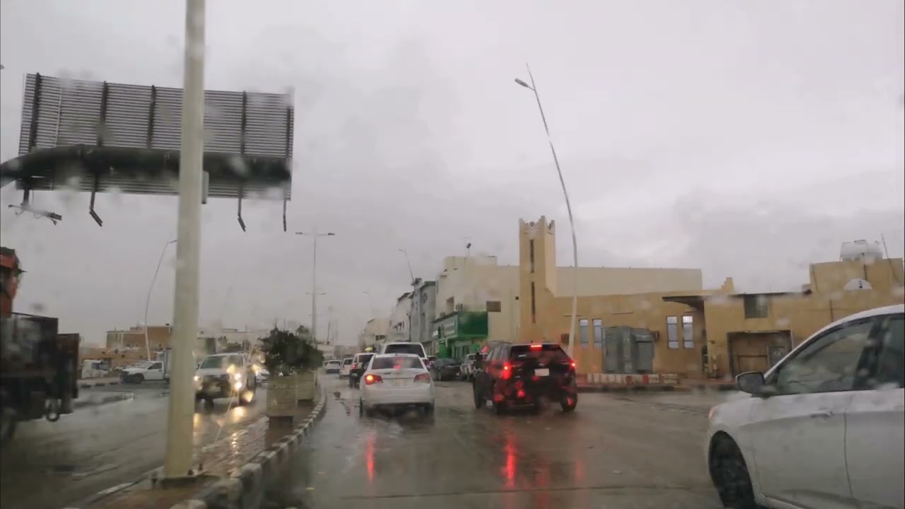 أمطار العيينة والجبيلة - الجمعة 30 ديسمبر 2022م