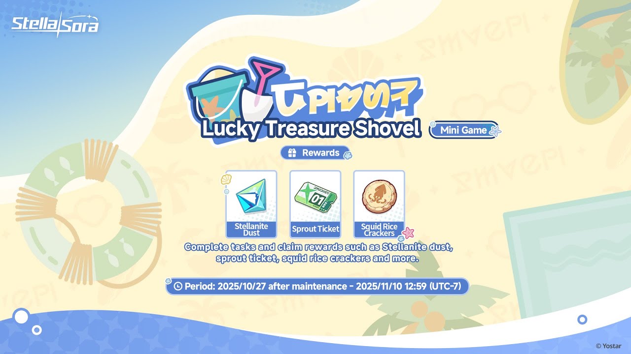 Lucky Treasure Shovel Mini Game ‧ Event BGM (Extended) / CLAY - One [Remix] - Stella Sora 1.1 OST