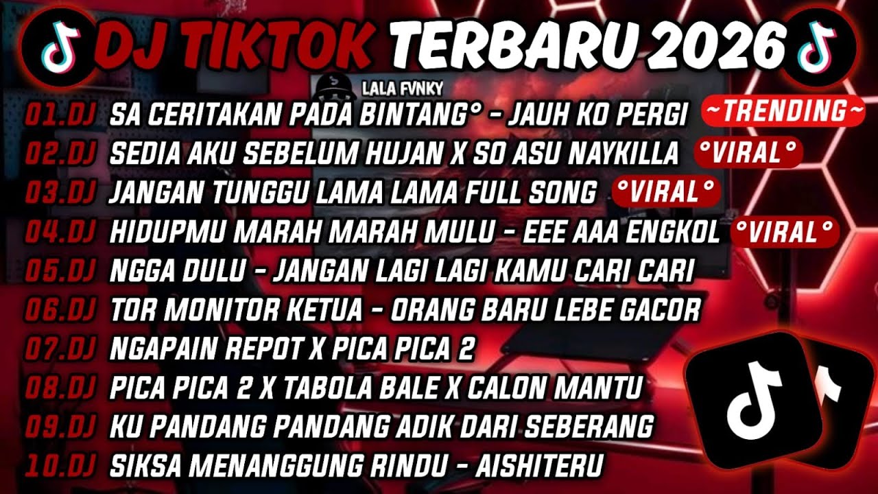 DJ TIKTOK TERBARU 2025🎵DJ SA CERITAKAN PADA BINTANG°-JAUH KO PERGI🎵DJ SEDIA AKU SEBELUM HUJAN 