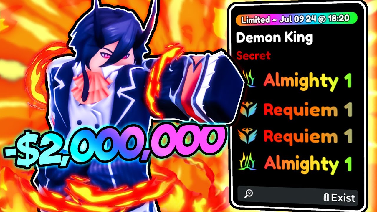 Spending $2,000,000 Gems To Get *ALMIGHTY* And Demon King!! (Anime Defenders)