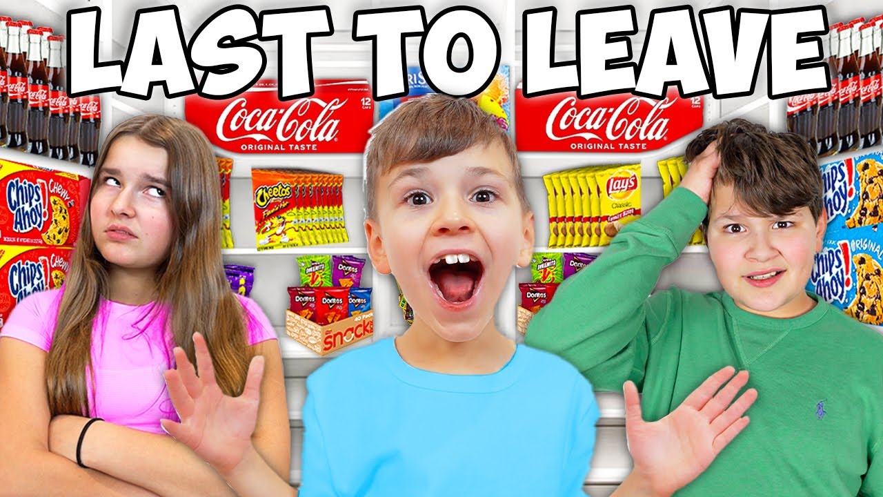 LAST to LEAVE the SNACK CLOSET!