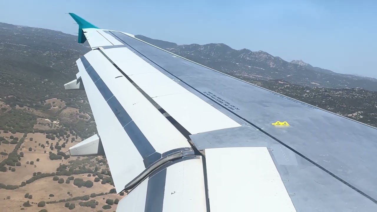 Aer Lingus A320 Summer Landing into Olbia [OLB]