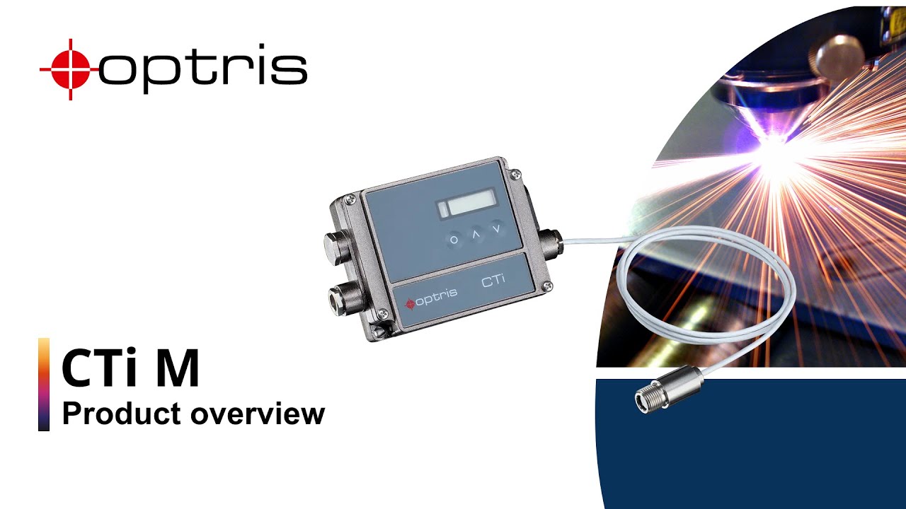 Пирометр Optris CTi M: компактное решение для измерения коротких волн в инфракрасном диапазоне.