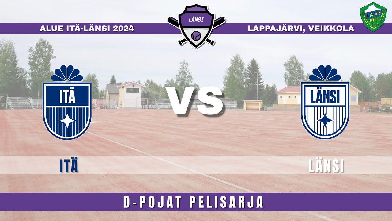 L&auml;ntisen alueen It&auml;-L&auml;nsi 2024: D-Pojat Pelisarja