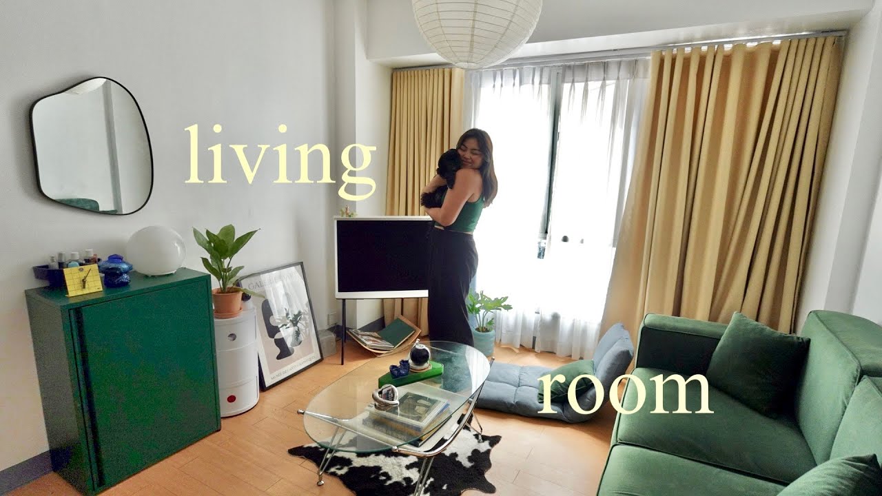 Manila Condo — A cute lil’ living room makeover 🫐🪴🛋️