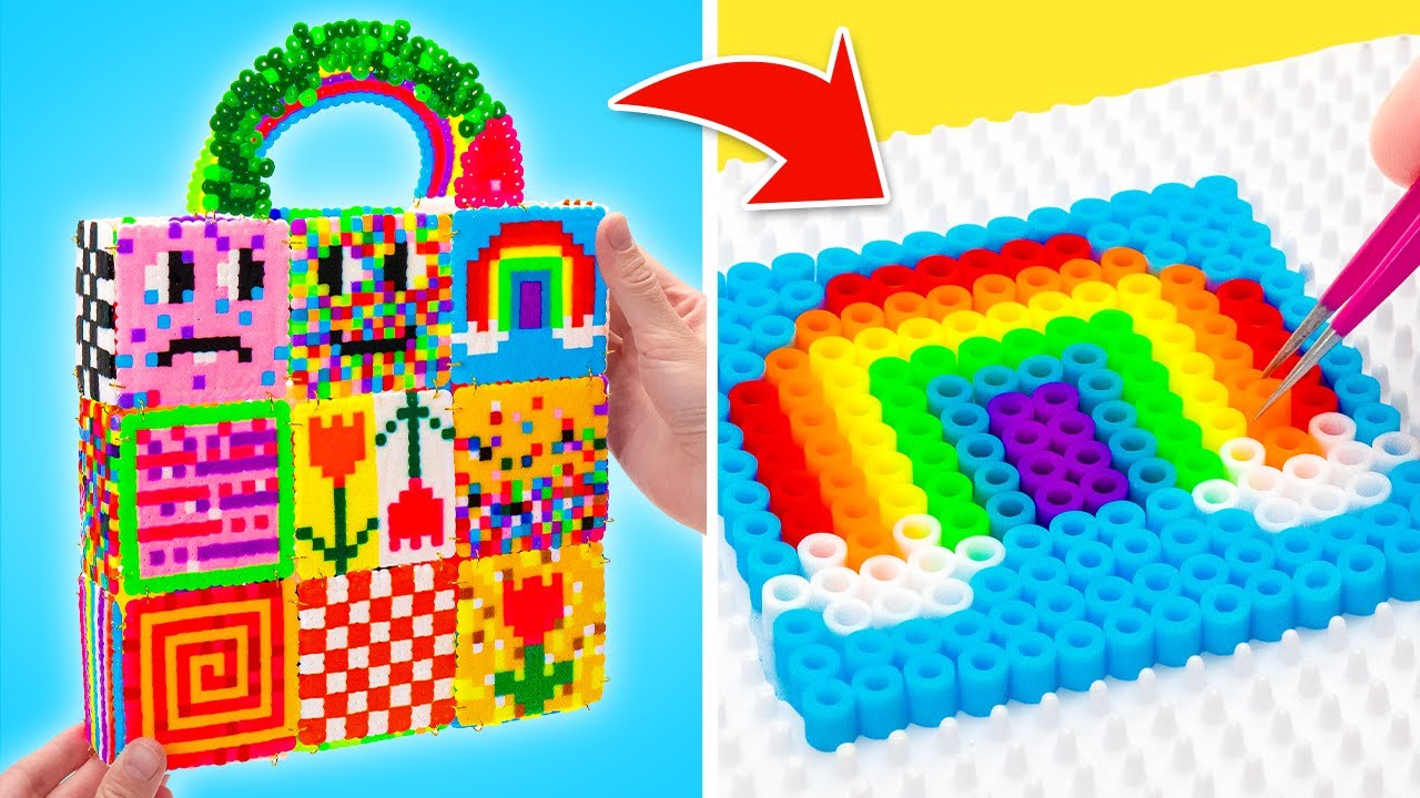 Модная сумка своими руками из термобусин?! 🎒 Мастерское преображение от Сэма и Сью!