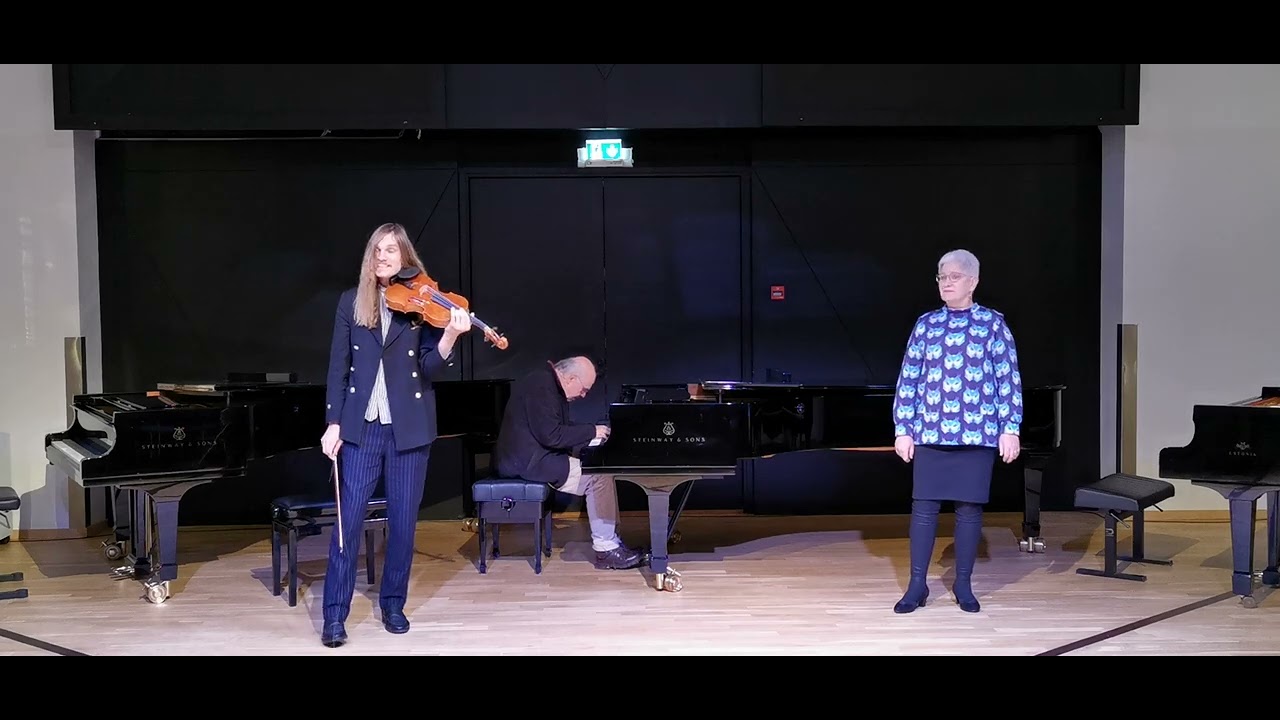 Christoph Baumann, Anne-Liis Poll & Kristjan Kannukene in Chamber hall of EAMT, 13.02.2026 