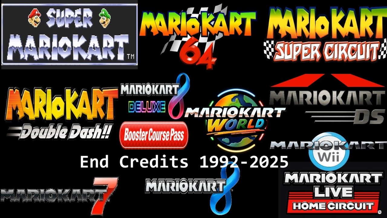Mario Kart Ending Series 1992 - 2025