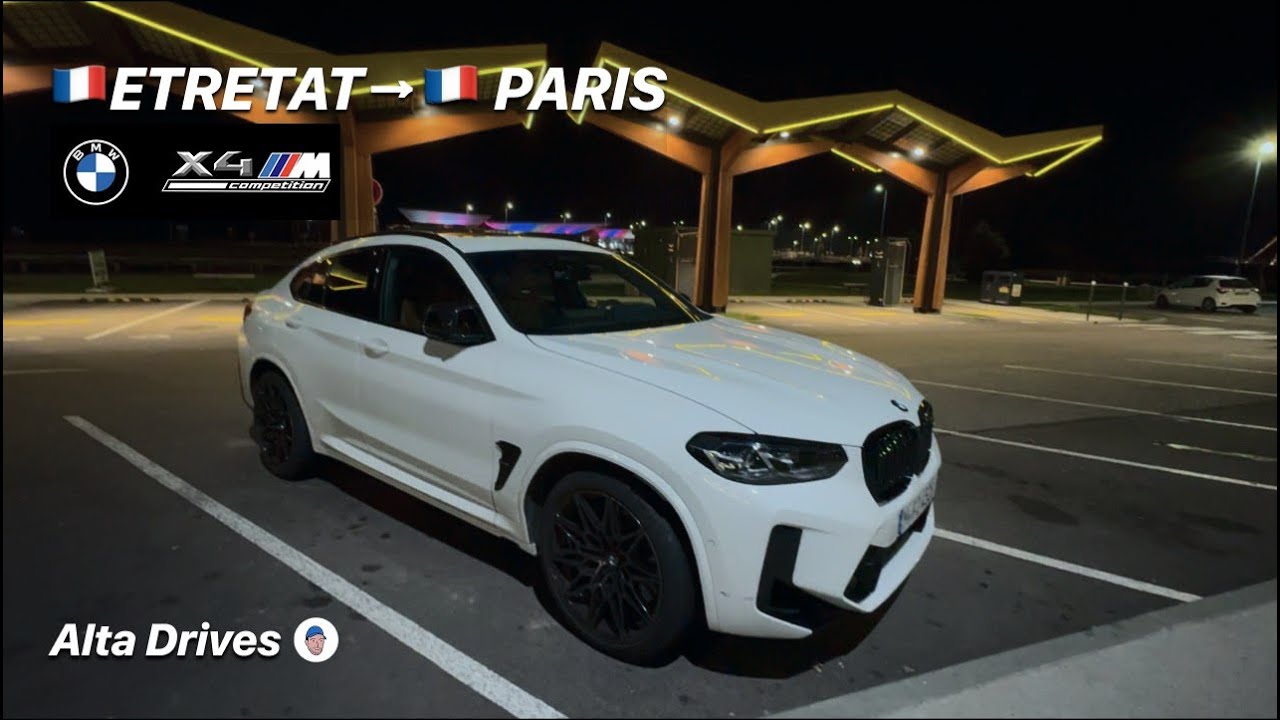4K ASMR BMW X4 M Competition POV Roadtrip in France (No Talking)