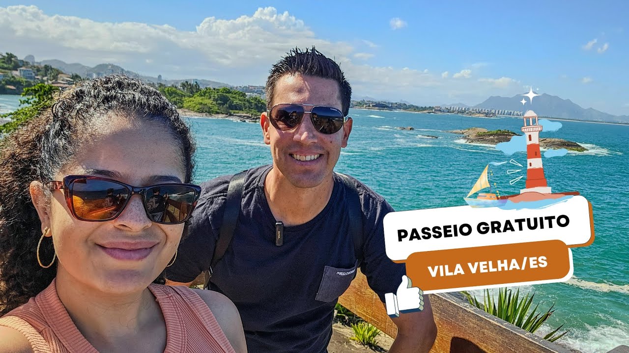 Continuando o nosso passeio por Vila Velha. Visitamos o Farol de Santa Luzia e o Forte São Francisco