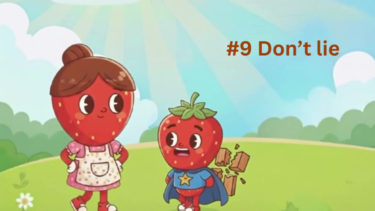 Best 10 commandments song Easy Learn for Kids (fun and bright for everyone)