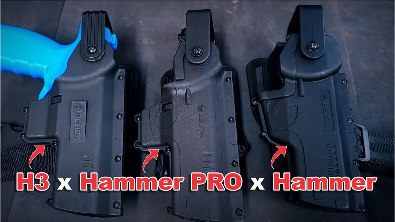 Qual a diferença entre Hammer PRO, Hammer e o H3?