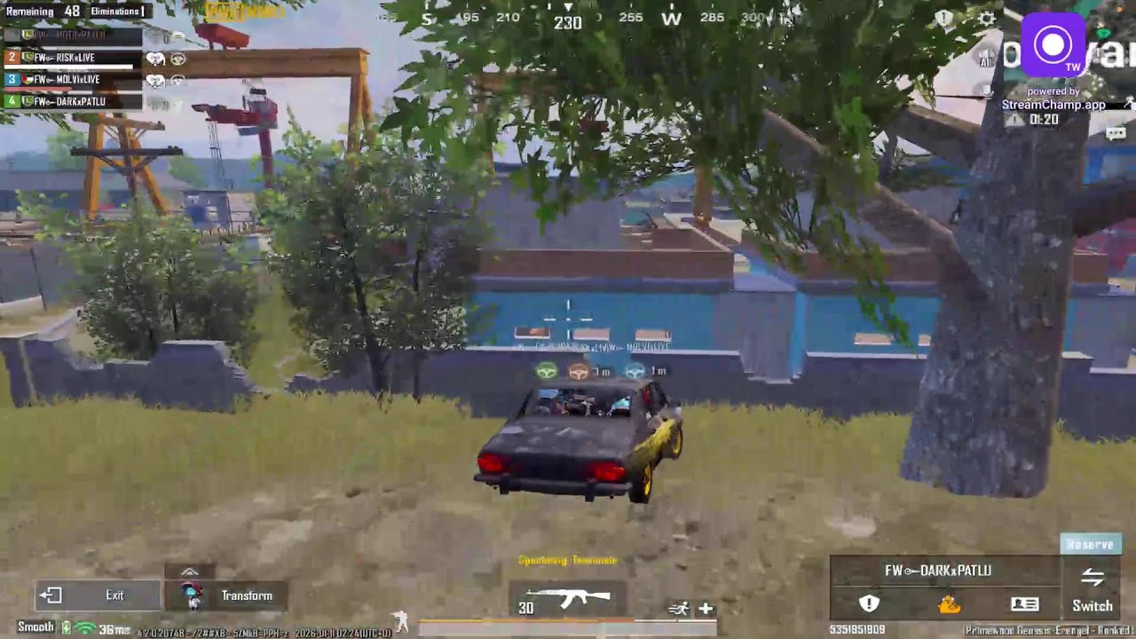 Broadcast powered by StreamChamp