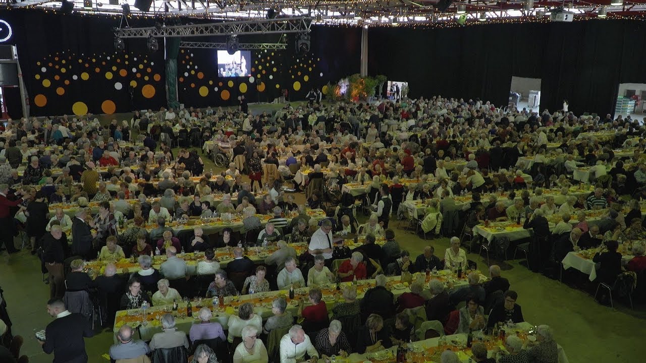 Beau succès pour le repas des aînés de la Ville d'Alès, cuvée 2019