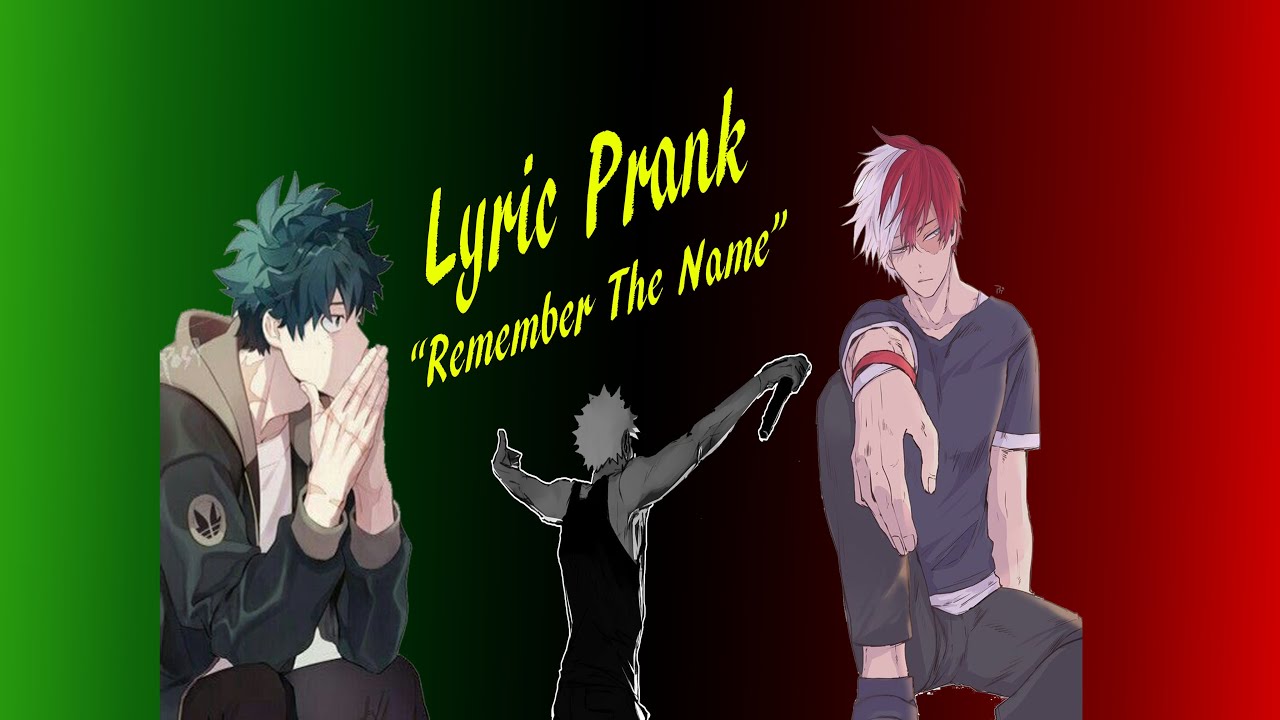 BNHA Lyric Prank | 