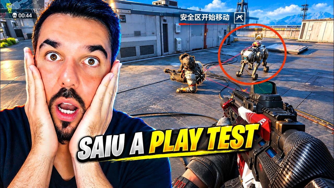 SAIU A PLAY TEST DO ECC: REDLINE! PRIMEIRA GAMEPLAY DO NOVO BATTLEROYALE DA NETASE | ECC Redline