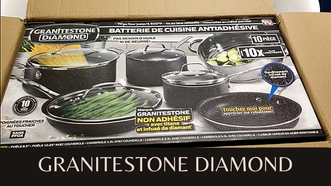 Granitestone Diamond 10 Piece Pots & Pan Set | Product Review