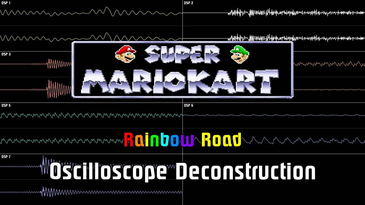 Super Mario Kart - Rainbow Road [Oscilloscope Deconstruction]