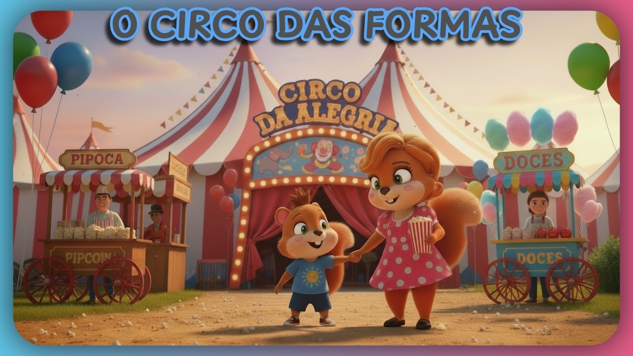 No Circo tem formas e diversão! 🎪🤡
