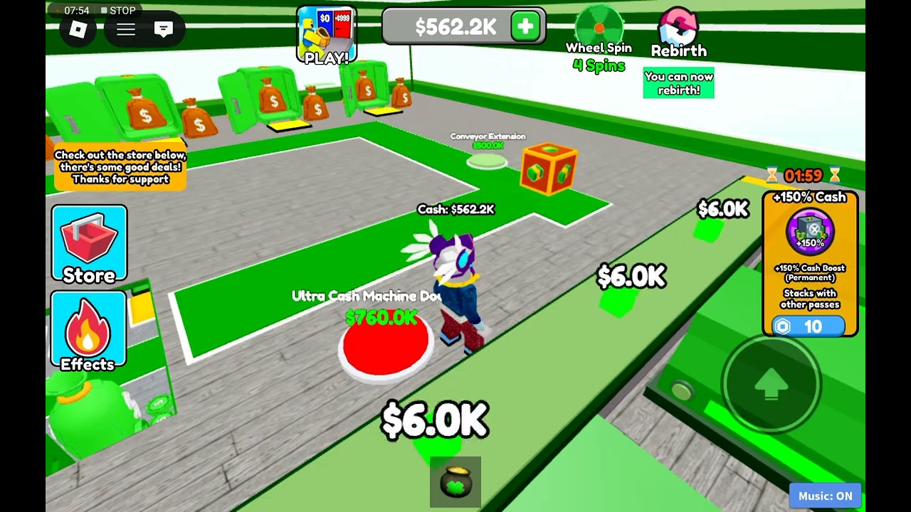 Making 3rd floor on Roblox tycoon (face reveal at February/8/2026)