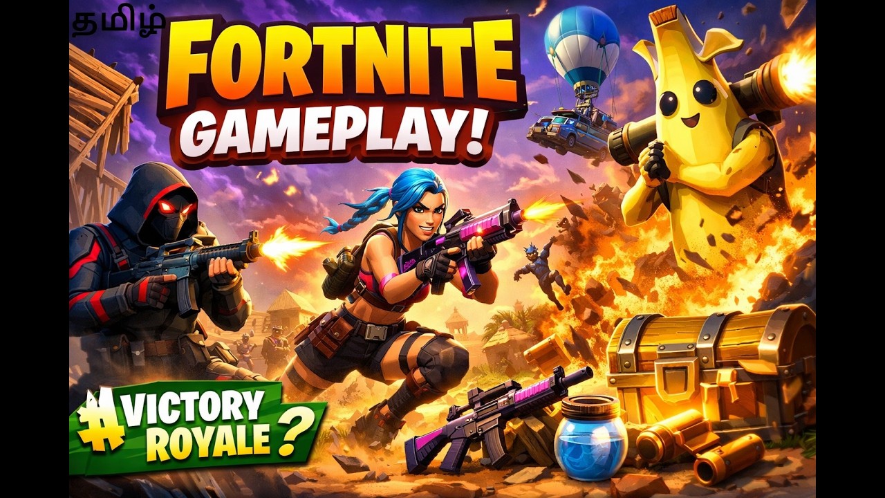 Fortnite |  Pudhusa Kalathil Eranguvom | Road to - 1 k | makkale Tamil #livestream