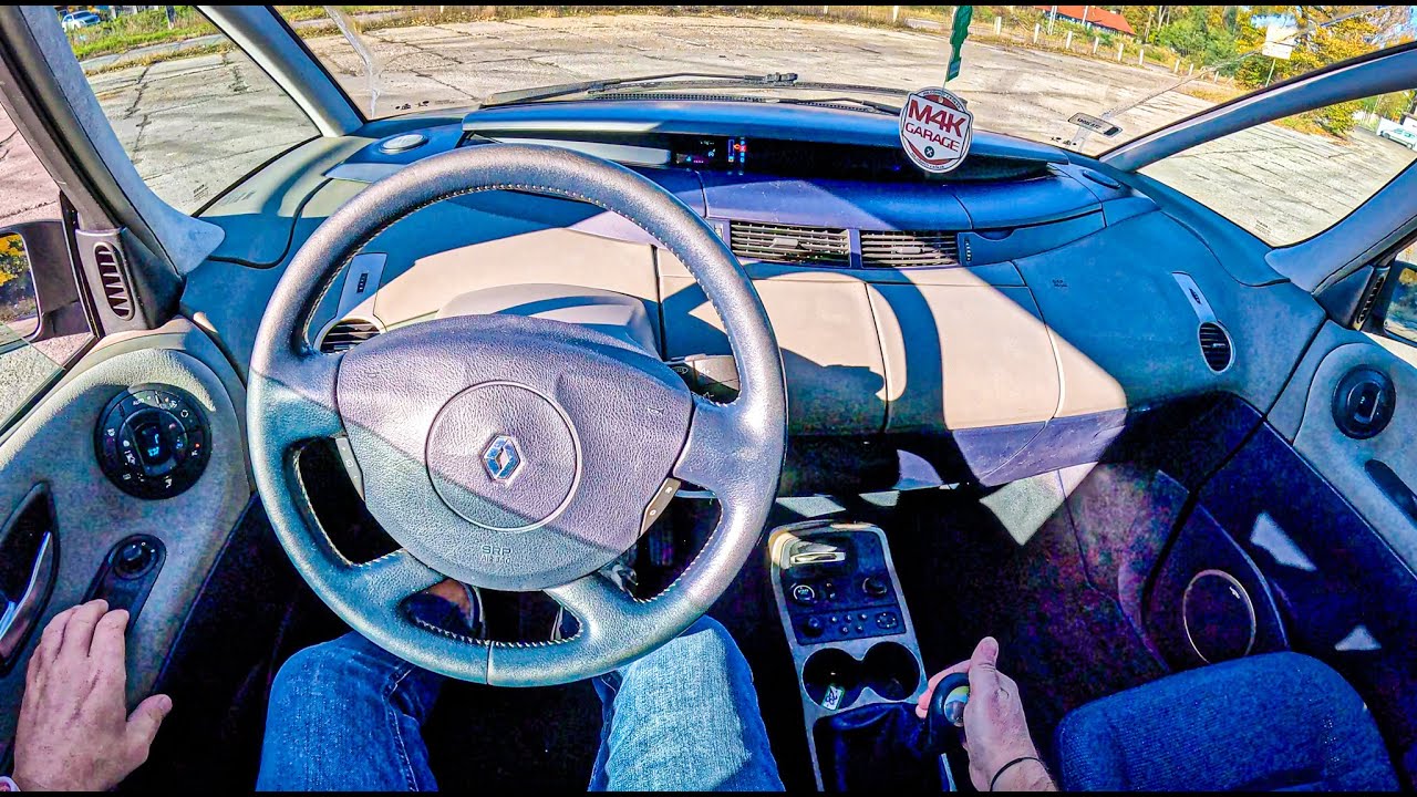 2003 Renault Espace (3.5 i V6 24V 245 hp) | POV Test Drive #2224 Joe Black