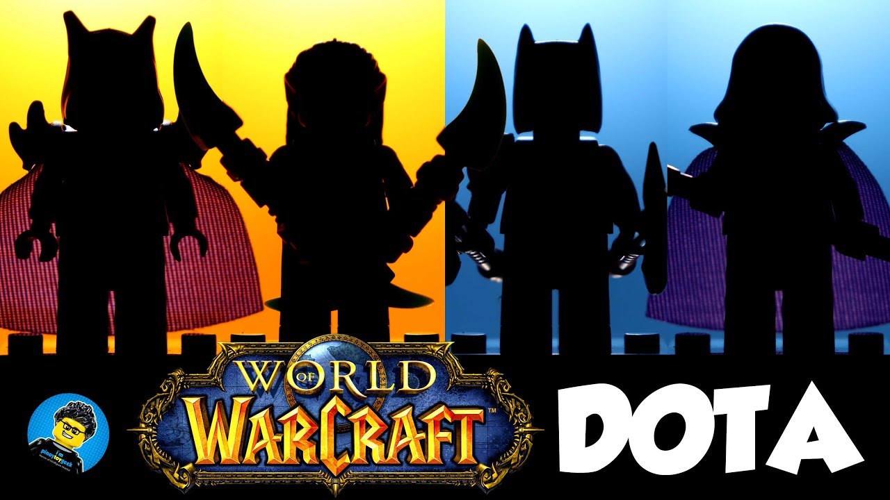 World of Warcraft WoW Massively Multiplayer Online Role-Playing Game Unofficial LEGO Minifigures