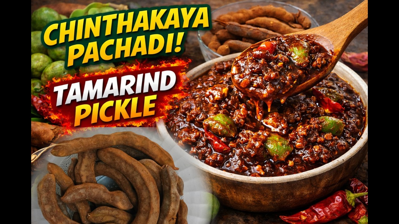 Chinthakaya Pachadi Recipe | Authentic Andhra Style #tamarind  Pickle