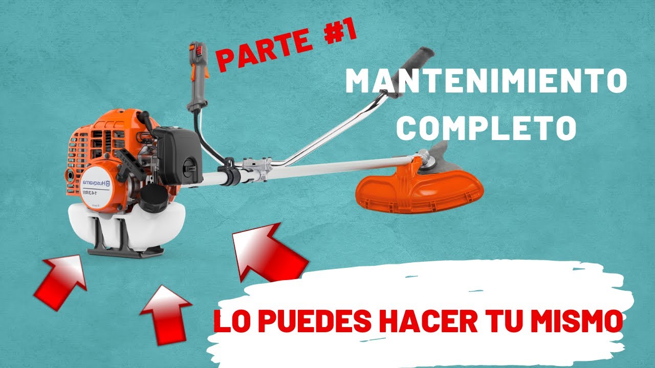 Parte # 1 mantenimiento DESBROZADORA HUSQVARNA 143 R II
