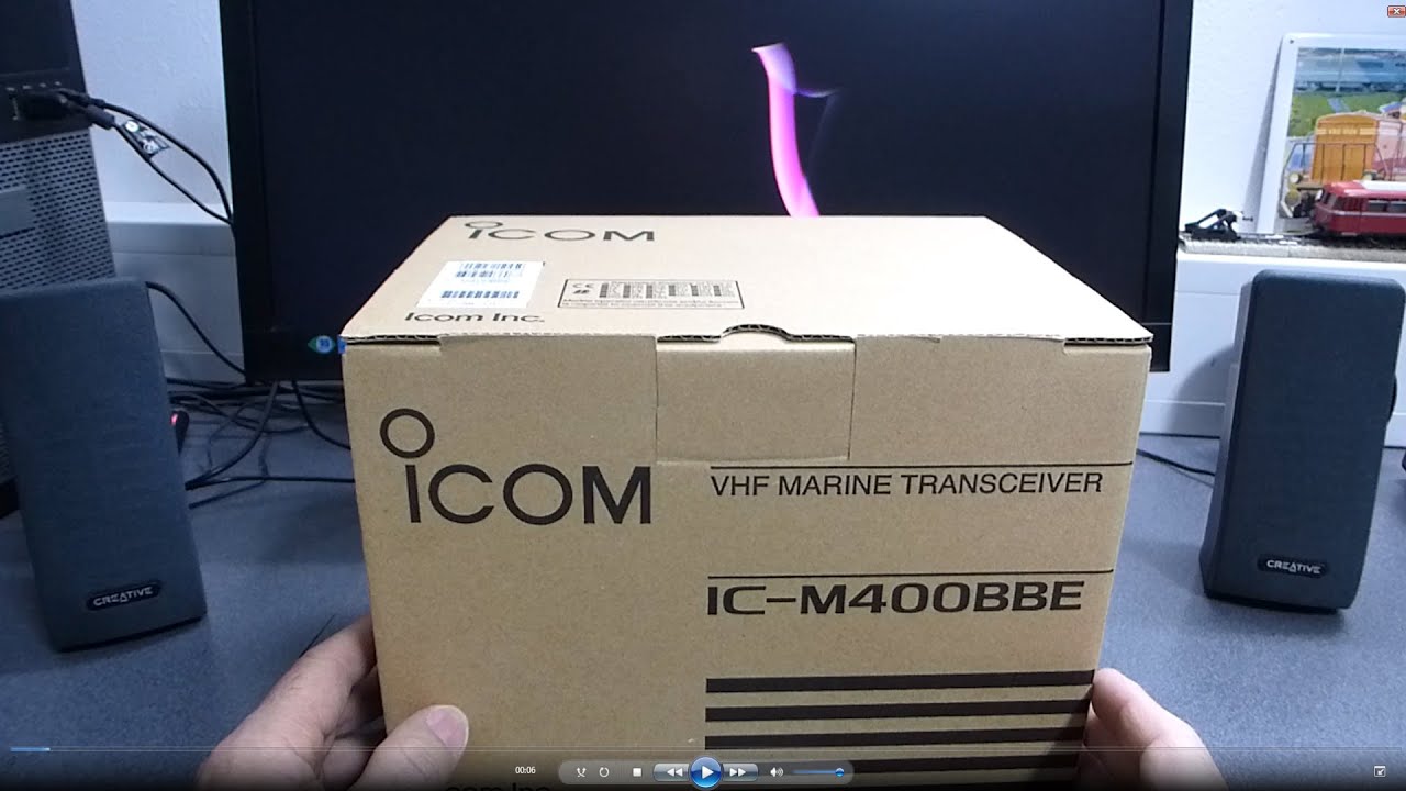 Icom IC-M400BBE Unboxing und Review Teil1