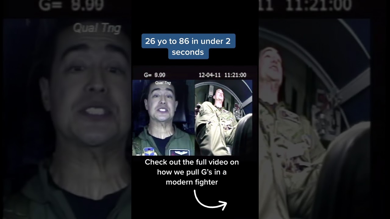 Fighter Pilot G-Force Training&mdash;See full video #Shorts