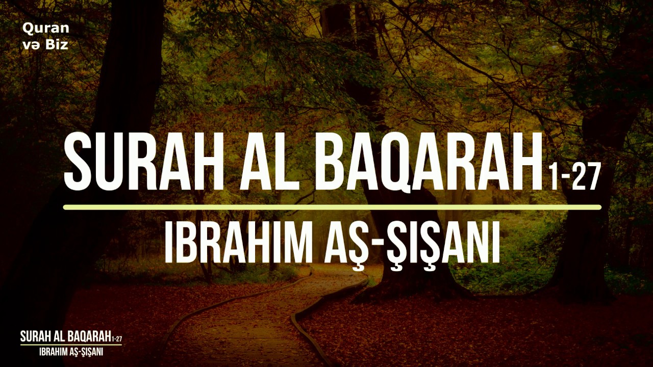 Çox təsiredici Quran qiraəti. əl-Bəqərə surəsi 1-27 | Surah Al Baqarah