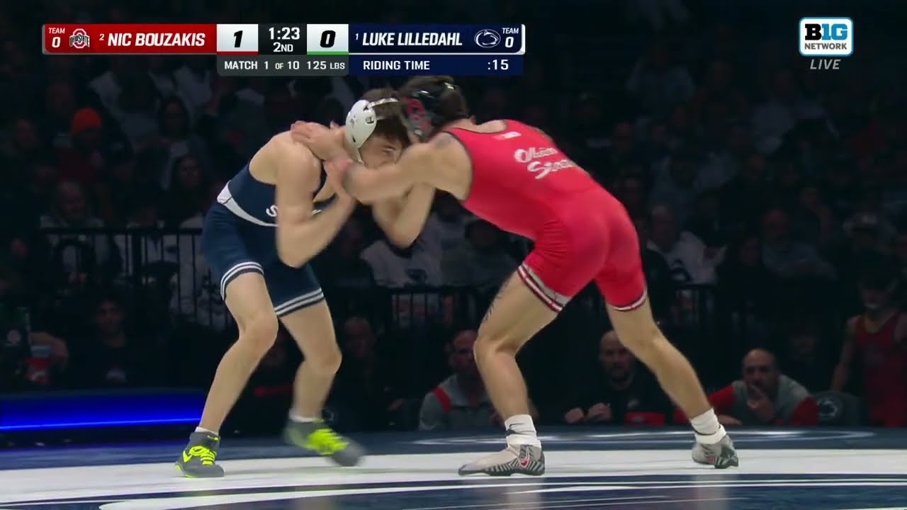 125 lbs: Ohio State's Nic Bouzakis vs. Penn State's Luke Lilledahl | Penn State Wrestling