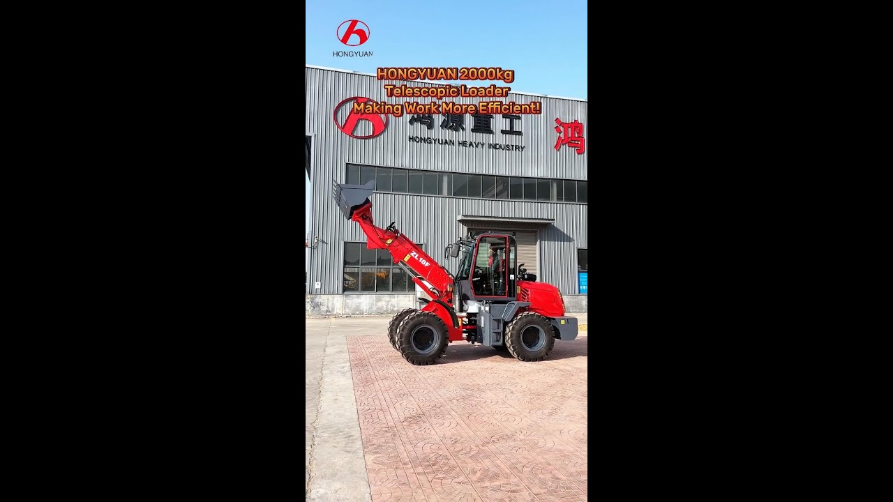 HONGYUAN 2000kg Telescopic Loader, Making Work More Efficient!