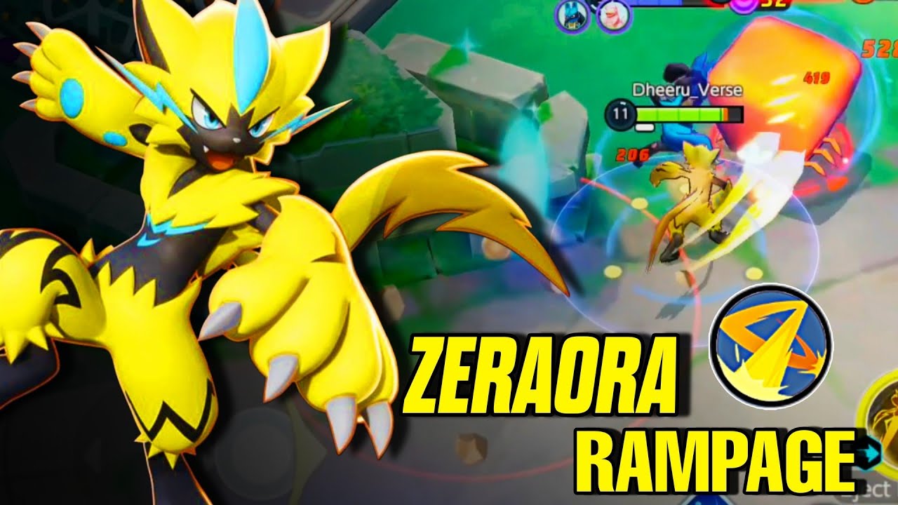Zeraora RAMPAGE ⚡ | Unstoppable Ranked Domination! | Pokemon Unite Hindi Gameplay.