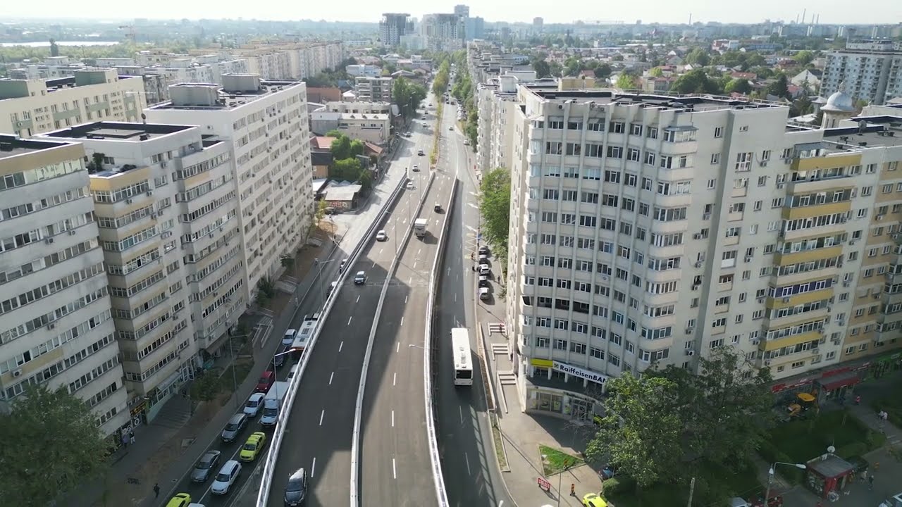 Primele imagini cu mașini circulând pe Pasajul Doamna Ghica