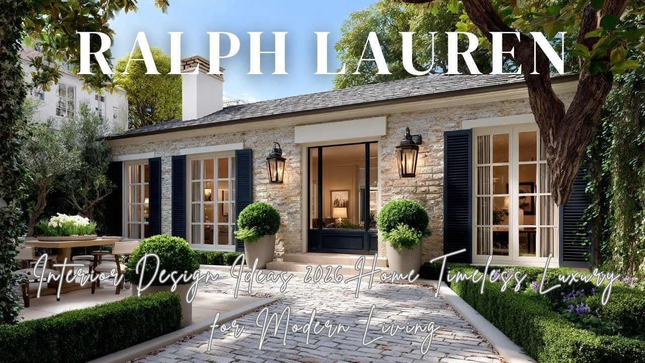 Идеи дизайна интерьера 2026 года, вдохновленные домом от Ralph Lauren: вневременная роскошь для с...