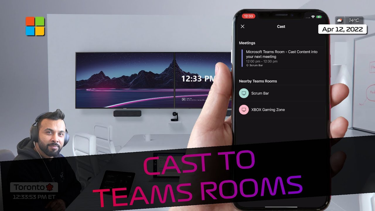 Microsoft Teams Rooms  - Mobile Cast into Teams Meeting
