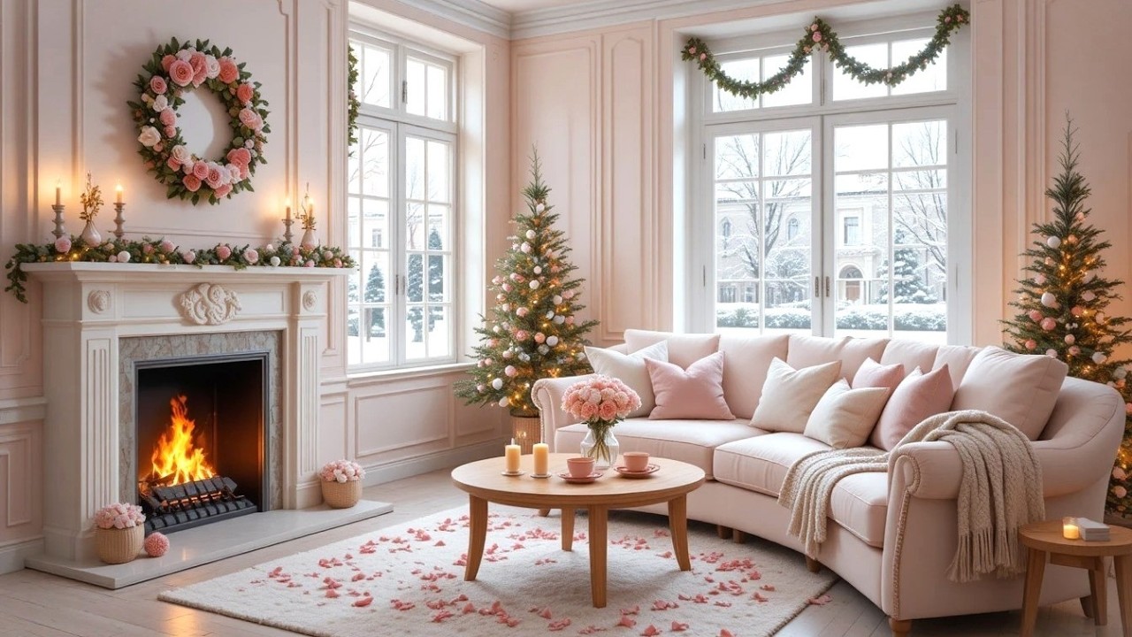 Smooth Jazz for Valentine's Ambience 💗 Romantic Winter Cafe with February Jazz for Valentine's Day