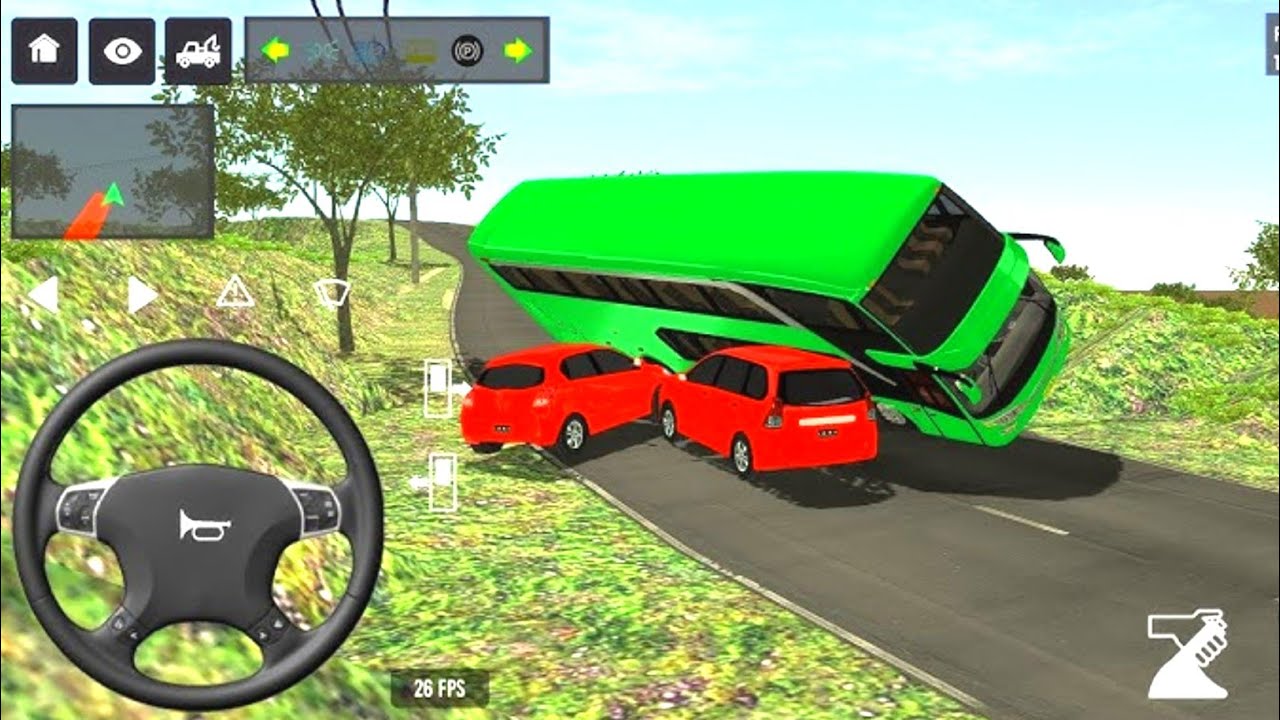 🤯Bus Crash😰With🙆Cars 💥 Dangerous Road Accident Bus Simulator Ultimate