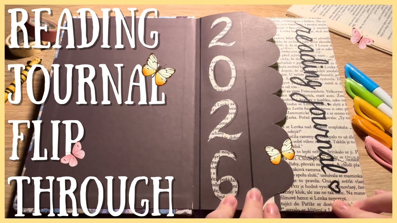 reading journal flip through 🖋️ | i made my 2026 reading journal !!
