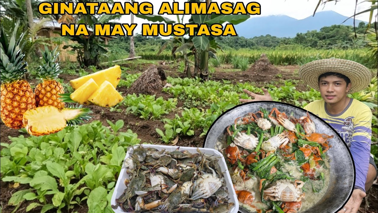 GINATAANG CRABS NA MAY MUSTASA OVERLOAD SA GATA FILIPINO FOODS 