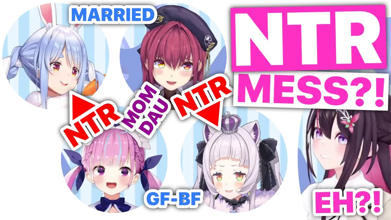 Aqua-Marine Relationships Is An NTR Mess (Feat. Pekora, Shion, Azki / Hololive) [Eng Subs]