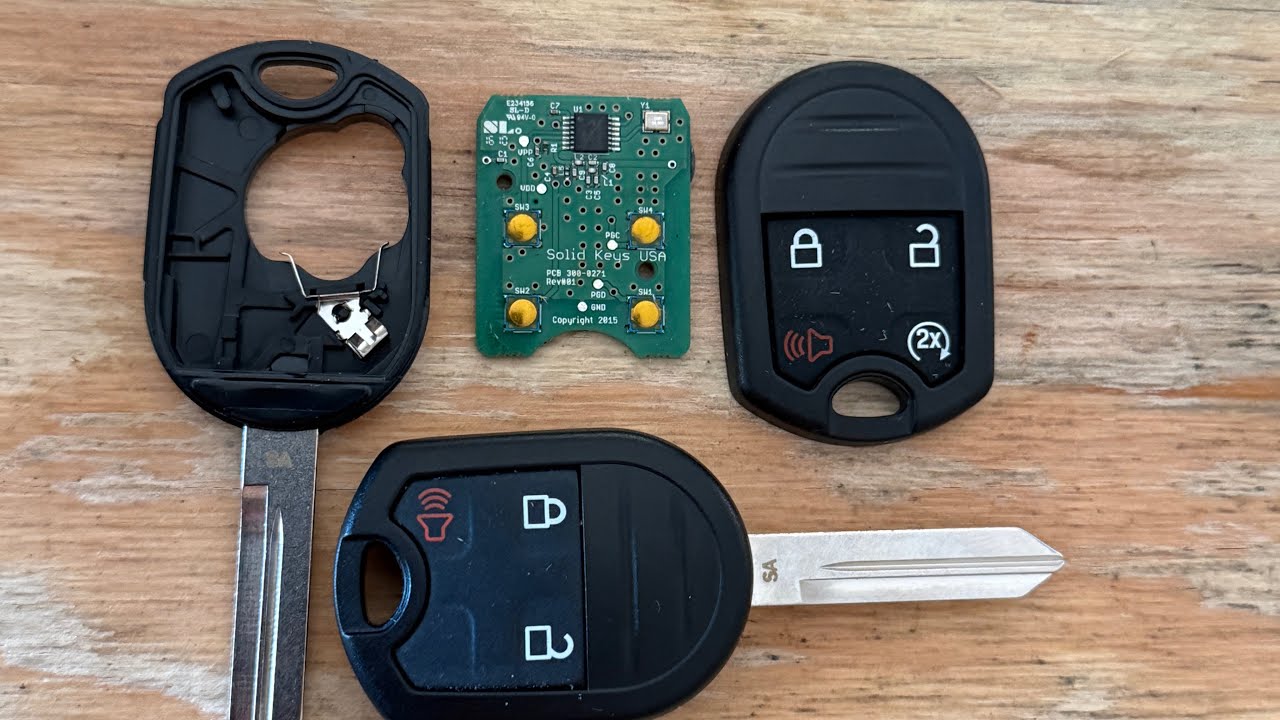 How to replace  Ford old key shell  for new shell and blade.