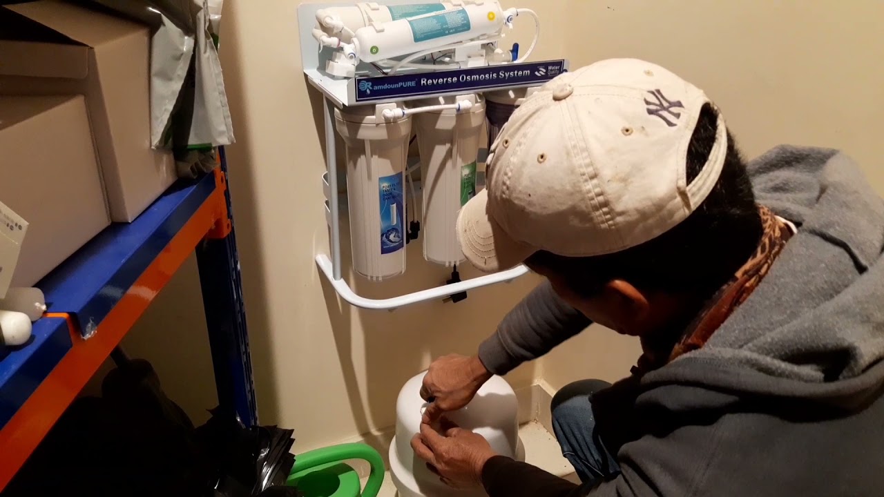 How to Install Water Purifier  Connecting to Ice Maker