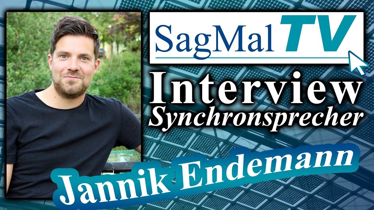 SagMalTV // Interview: Synchronsprecher Jannik Endemann